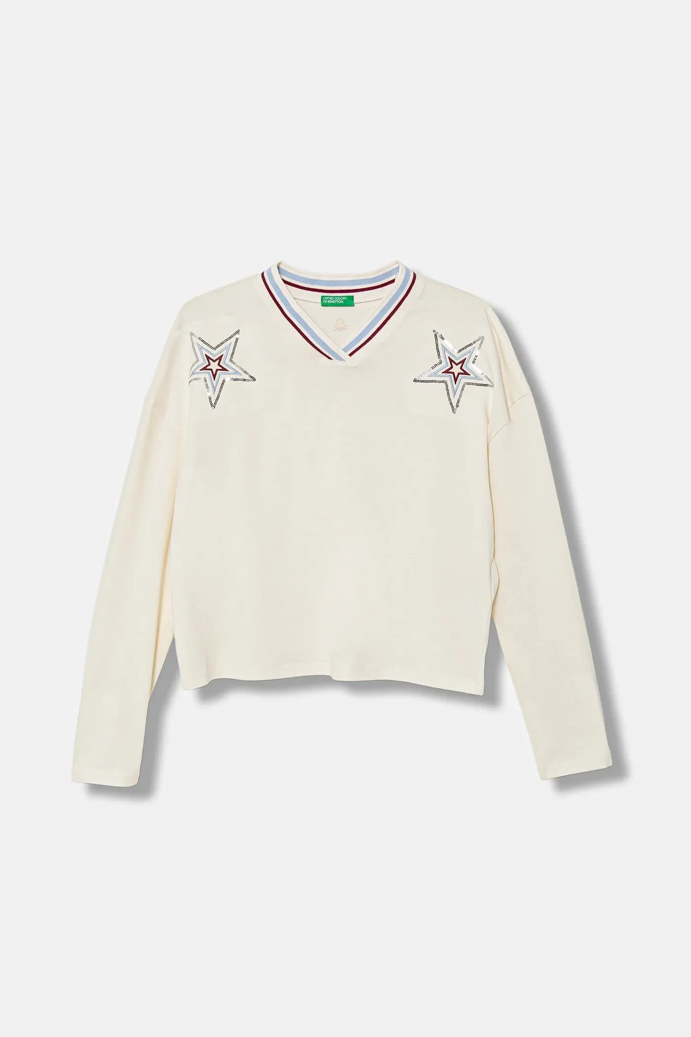 Детская хлопковая рубашка с длинным рукавом