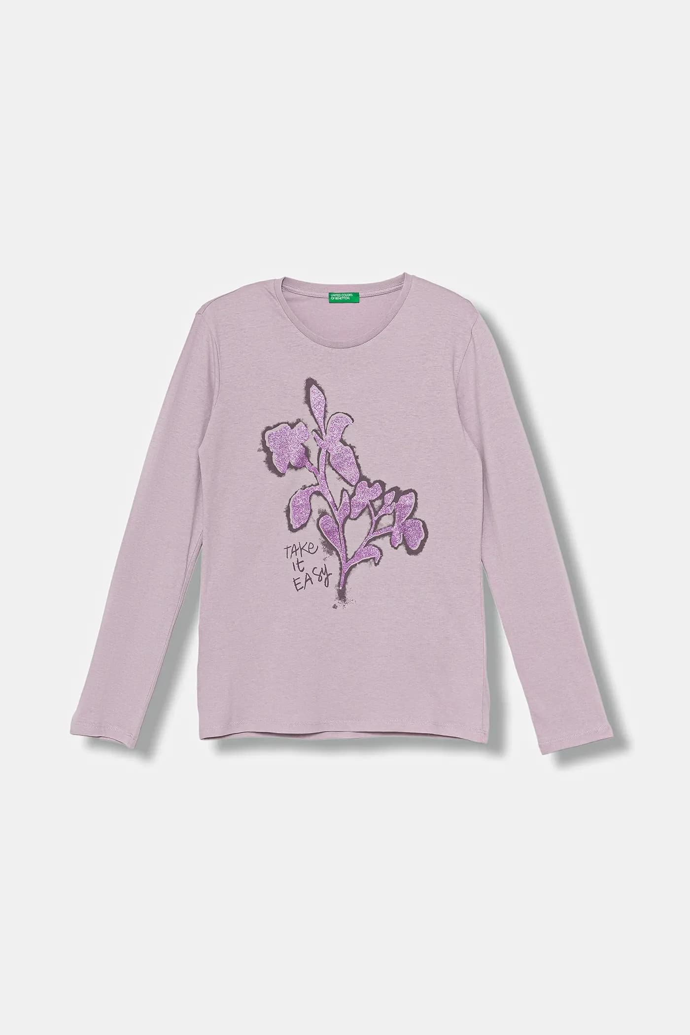 Детская хлопковая рубашка с длинным рукавом