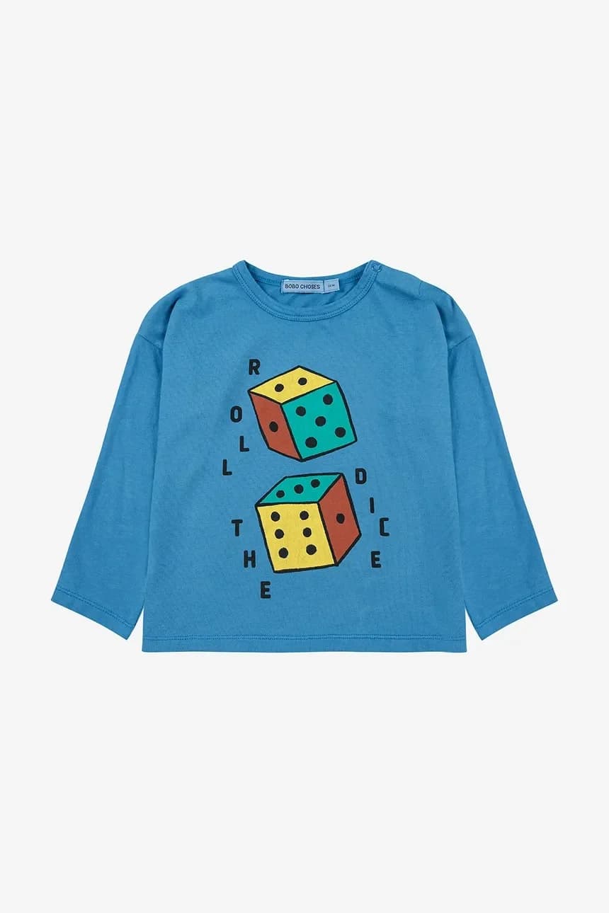 Детская хлопковая рубашка с длинными рукавами Roll The Dice