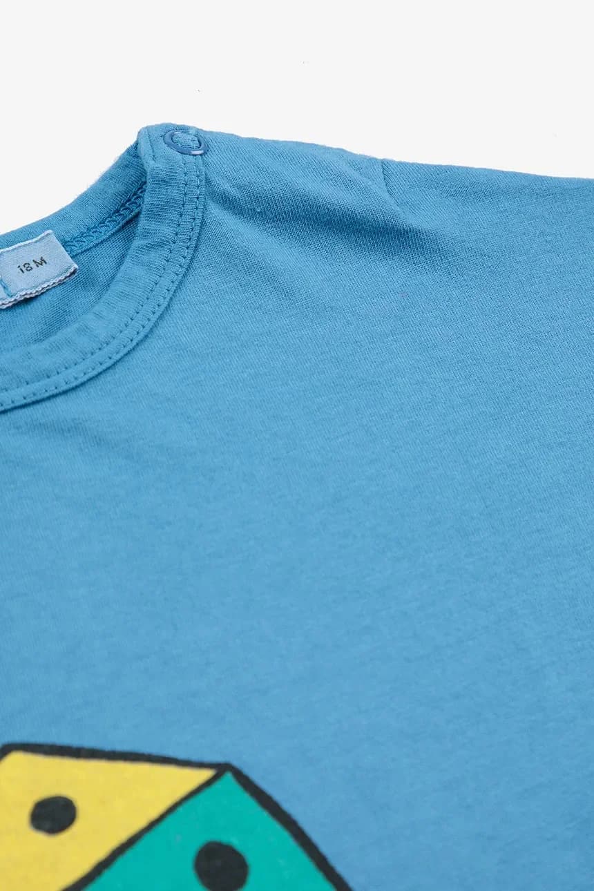 Детская хлопковая рубашка с длинными рукавами Roll The Dice - фото 2