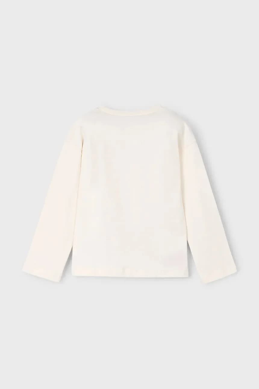 Хлопковая рубашка с длинным рукавом - фото 2