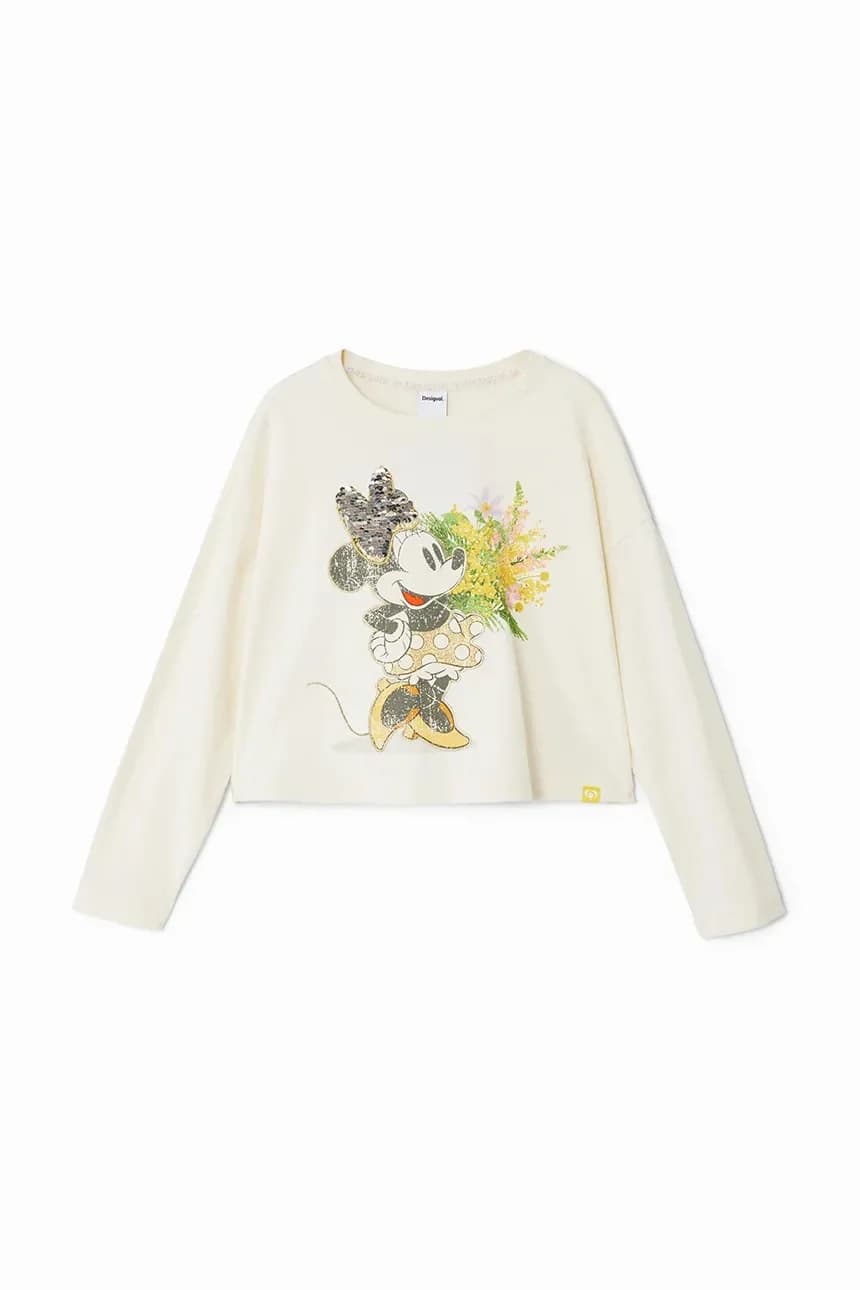 Детская хлопковая рубашка с длинными рукавами MINNIE MOUSE - фото 2