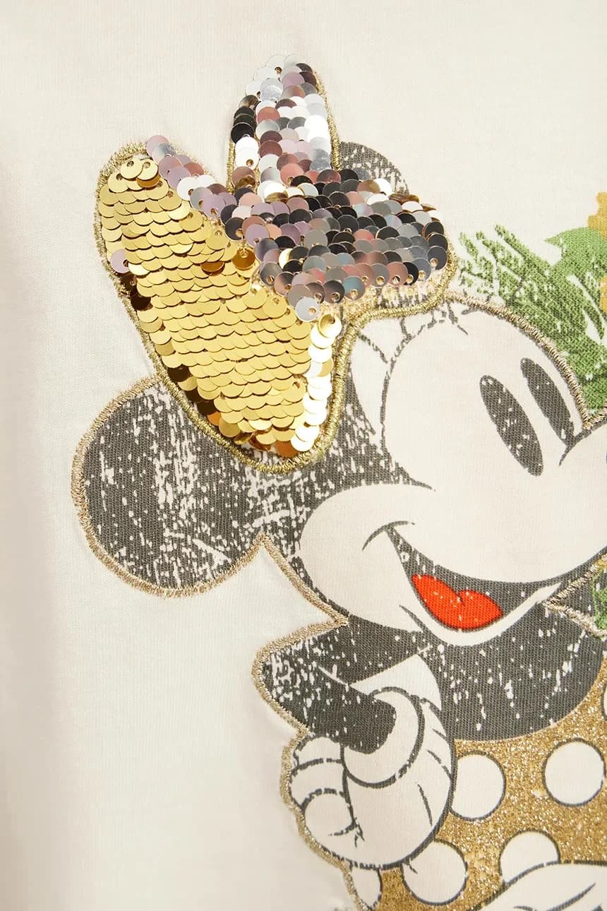 Детская хлопковая рубашка с длинными рукавами MINNIE MOUSE - фото 6