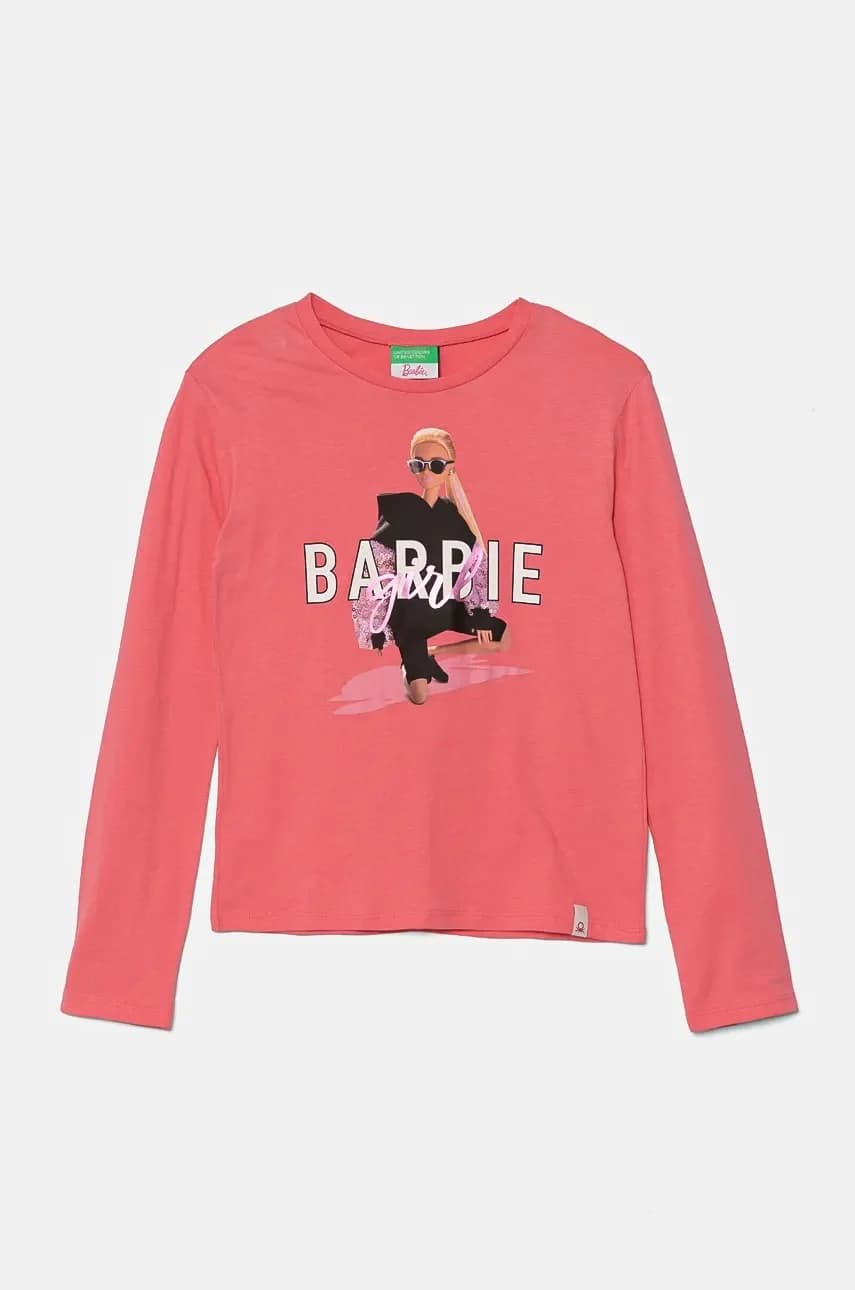 Детская хлопковая рубашка с длинным рукавом