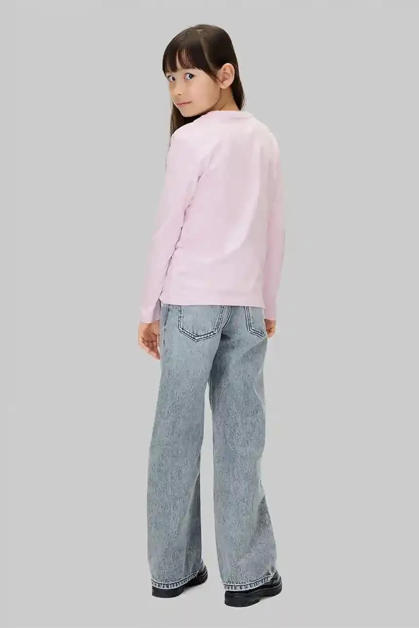 Детская хлопковая рубашка с длинным рукавом - фото 4