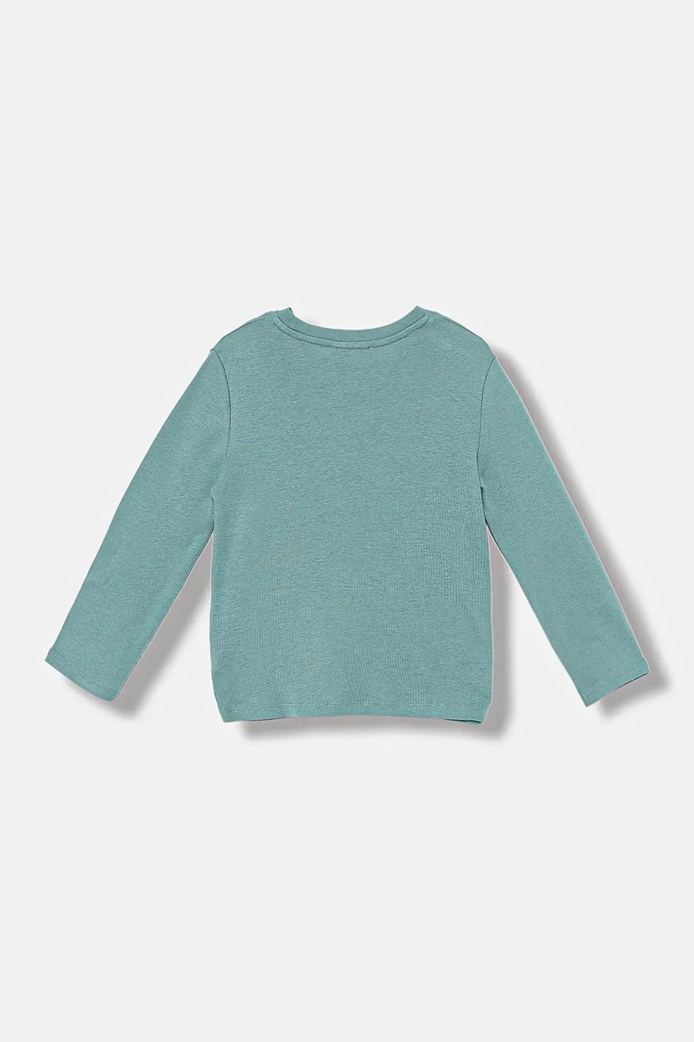 Детская хлопковая рубашка с длинным рукавом - фото 2