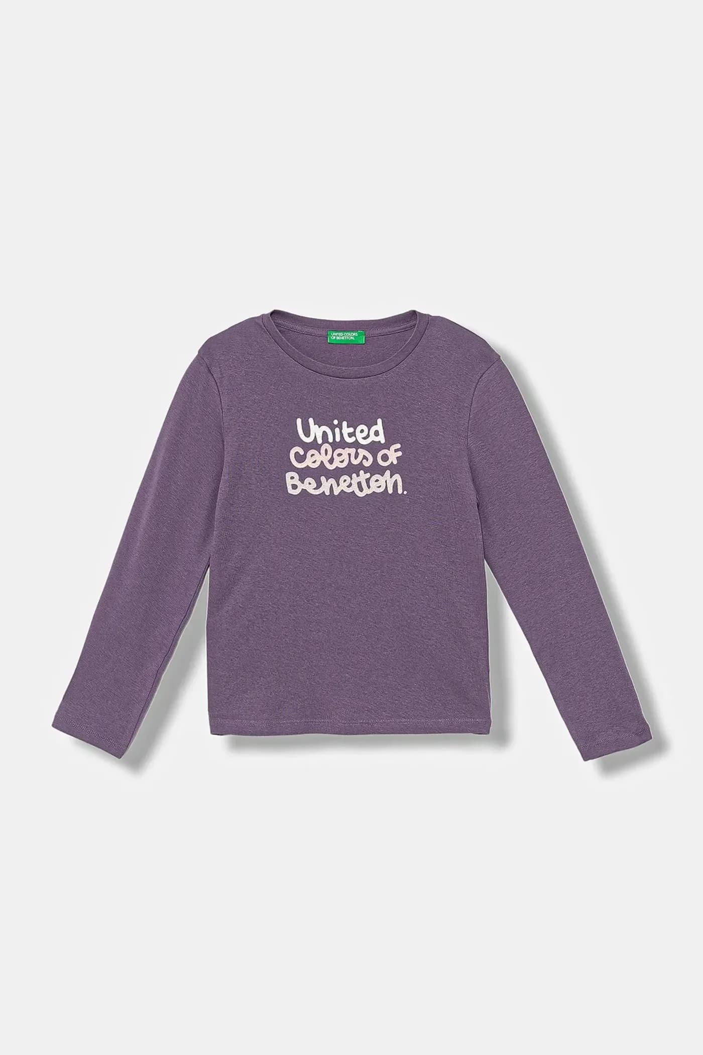 Детская хлопковая рубашка с длинным рукавом