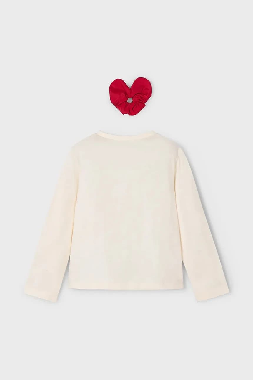 Хлопковая рубашка с длинным рукавом - фото 3