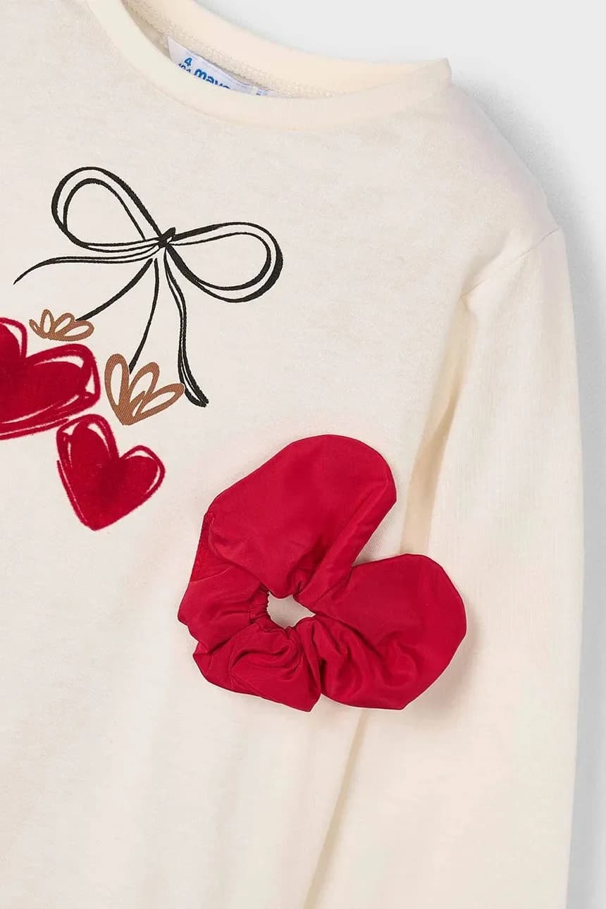 Хлопковая рубашка с длинным рукавом - фото 4