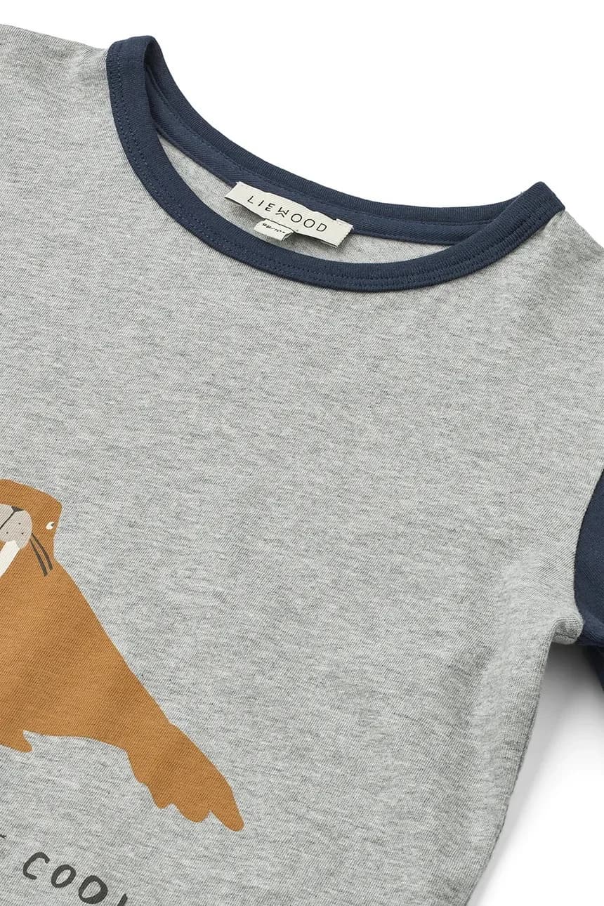 Детская хлопковая футболка с длинными рукавами Apia Placement Longsleeve - фото 4