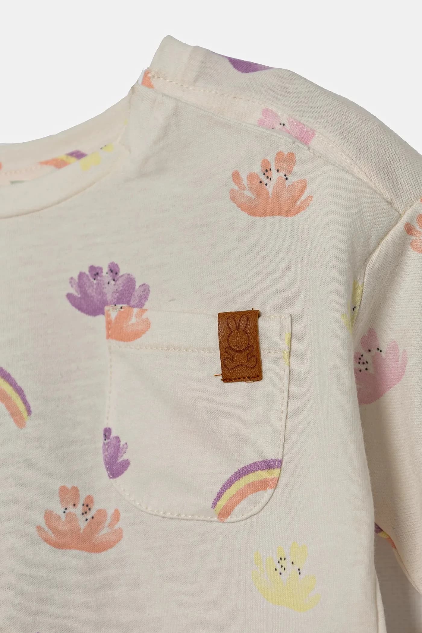 Детская хлопковая рубашка с длинным рукавом - фото 3