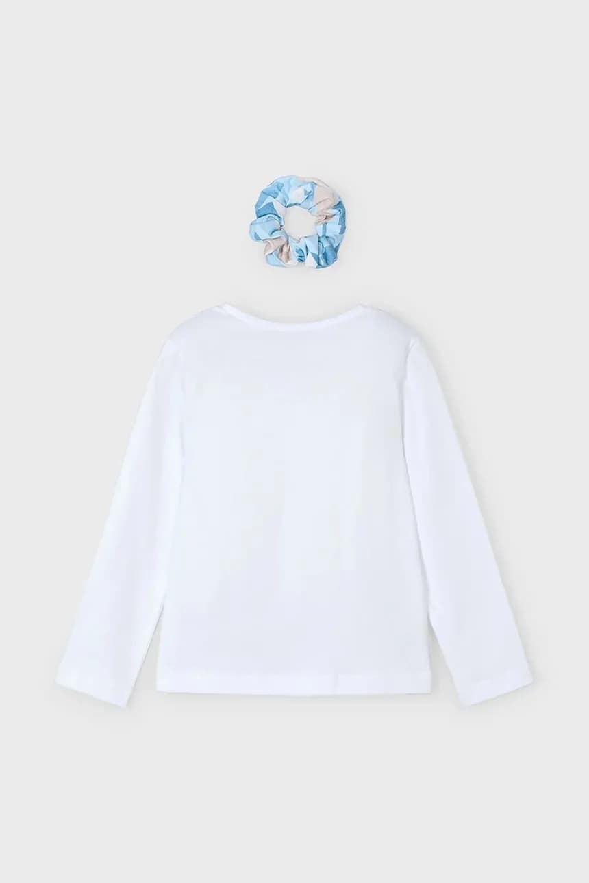 Детская хлопковая рубашка с длинным рукавом - фото 3