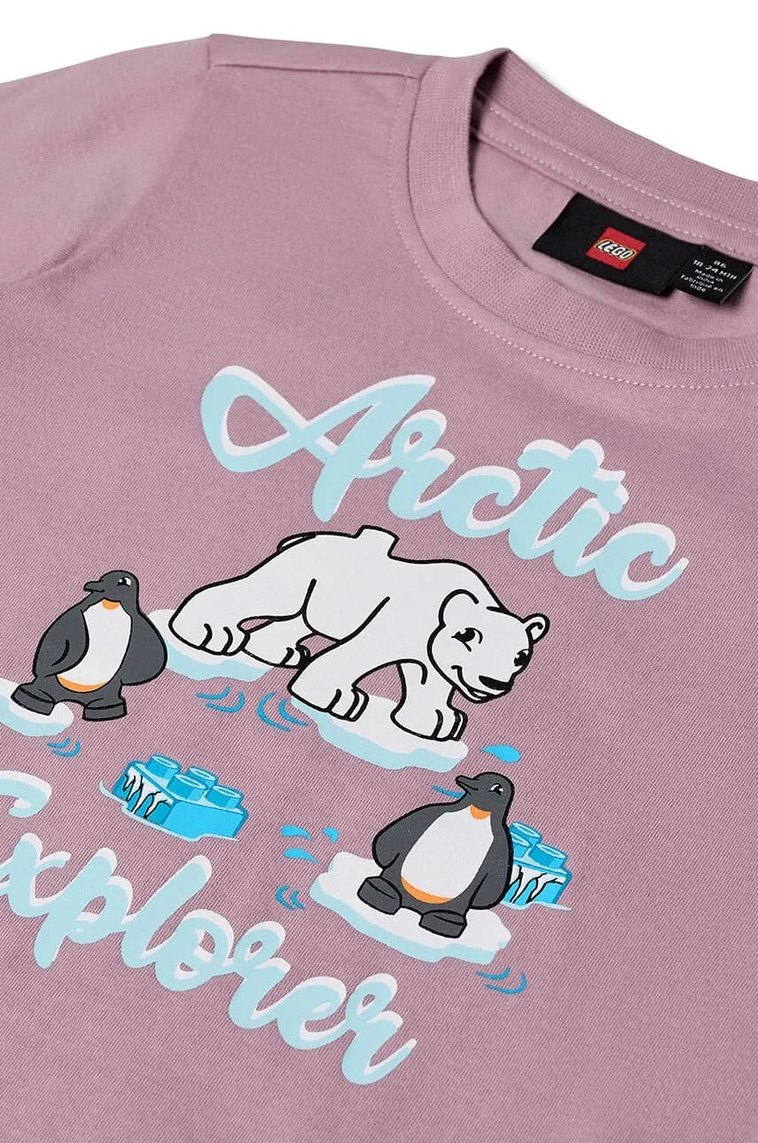 Детский хлопковый лонгслив LWTAY 600 - фото 4