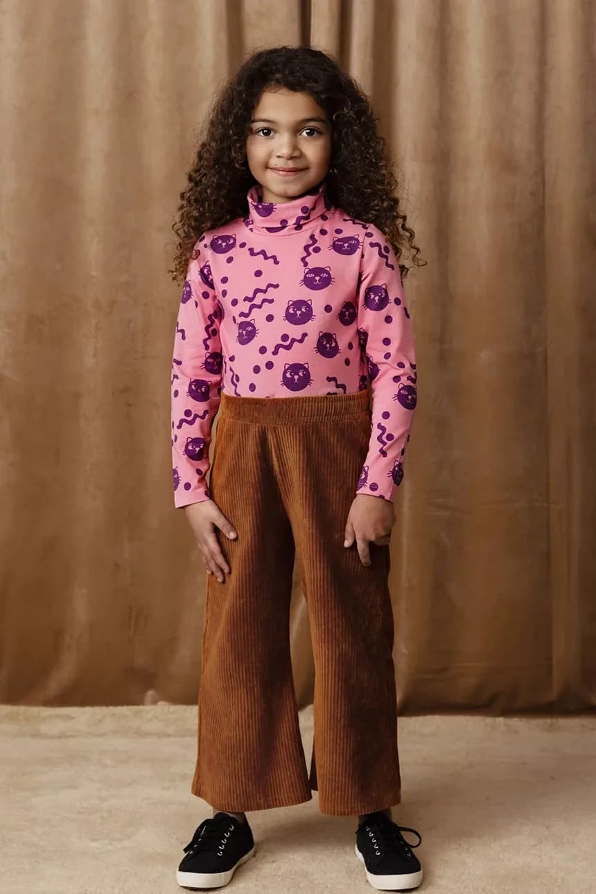 Детский хлопковый лонгслив Squiggly Cats