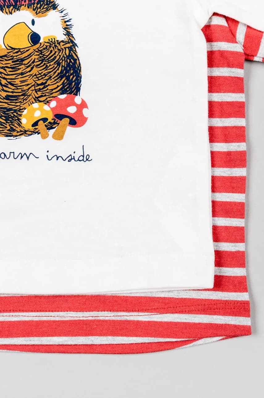 Детские хлопковые рубашки с длинными рукавами, 2 шт. - фото 3