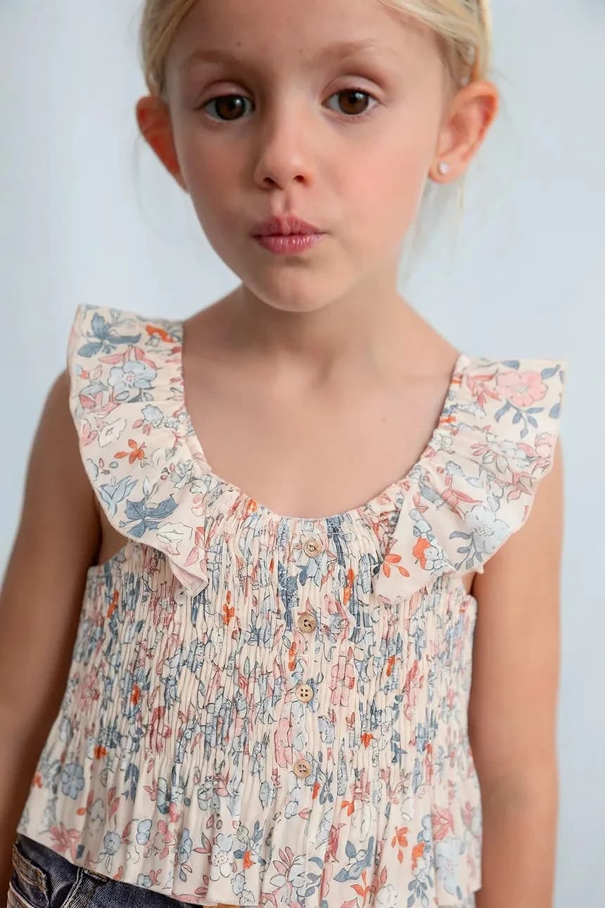 Детский хлопковый топ