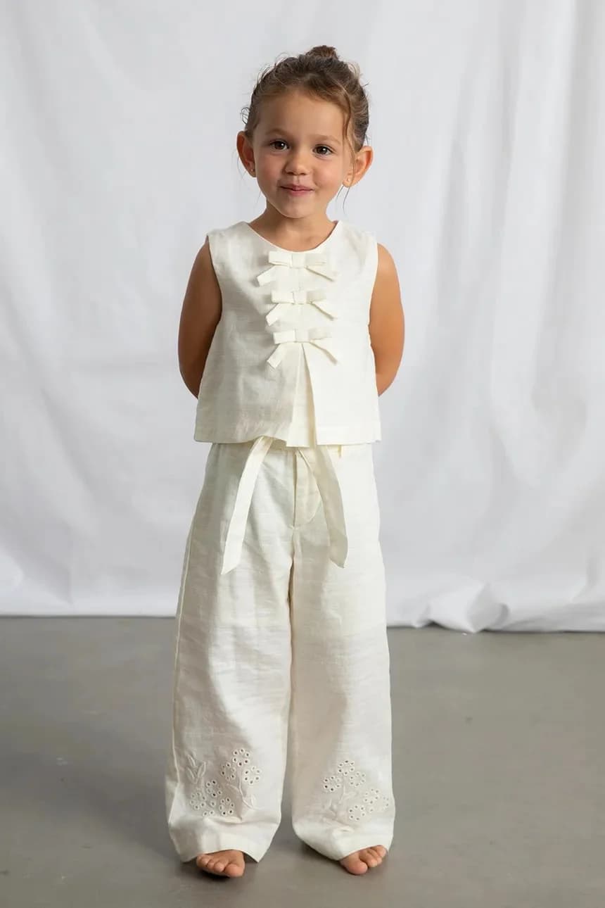 Детский топ с льном - фото 6