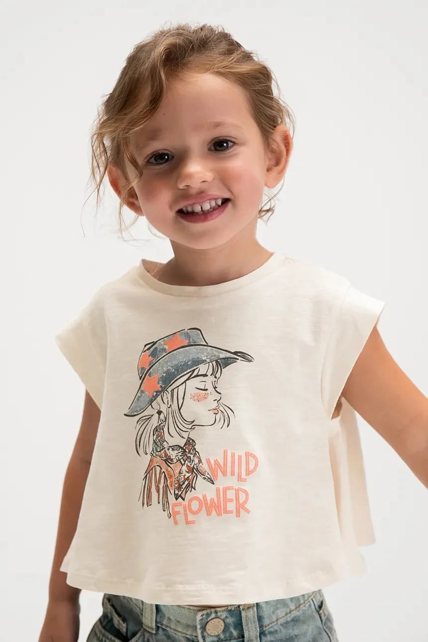 Детский хлопковый топ