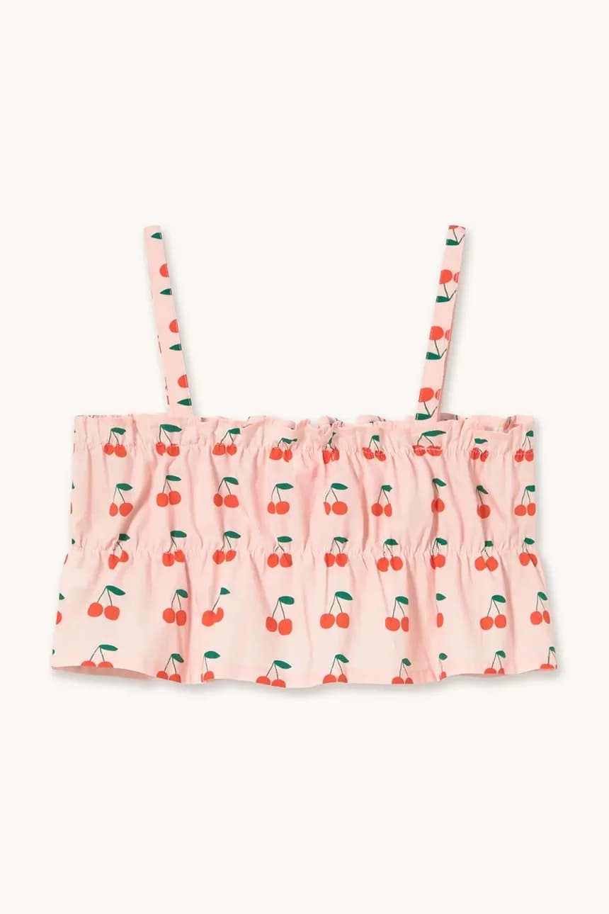 Детский хлопковый топ CHERRIES TOP - фото 3