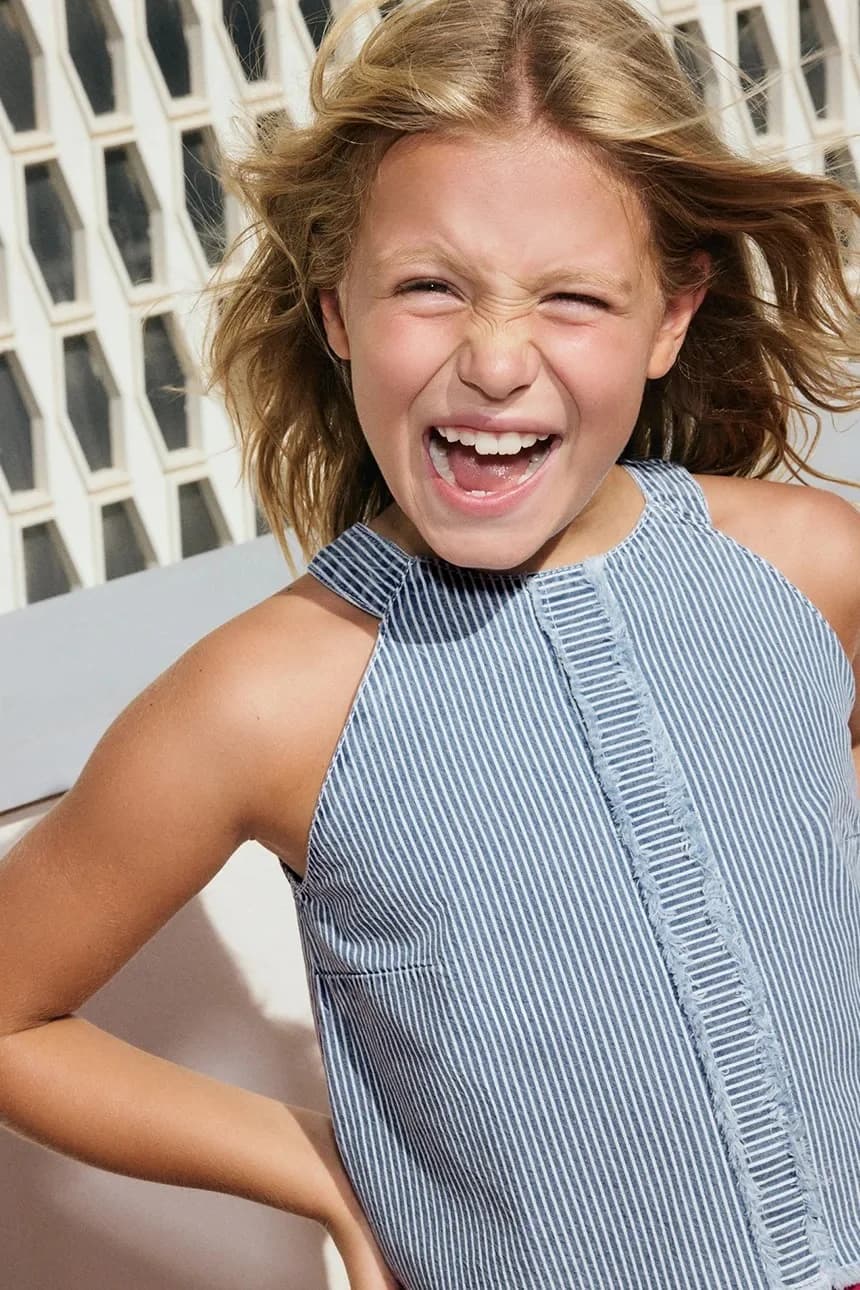 Детский хлопковый топ