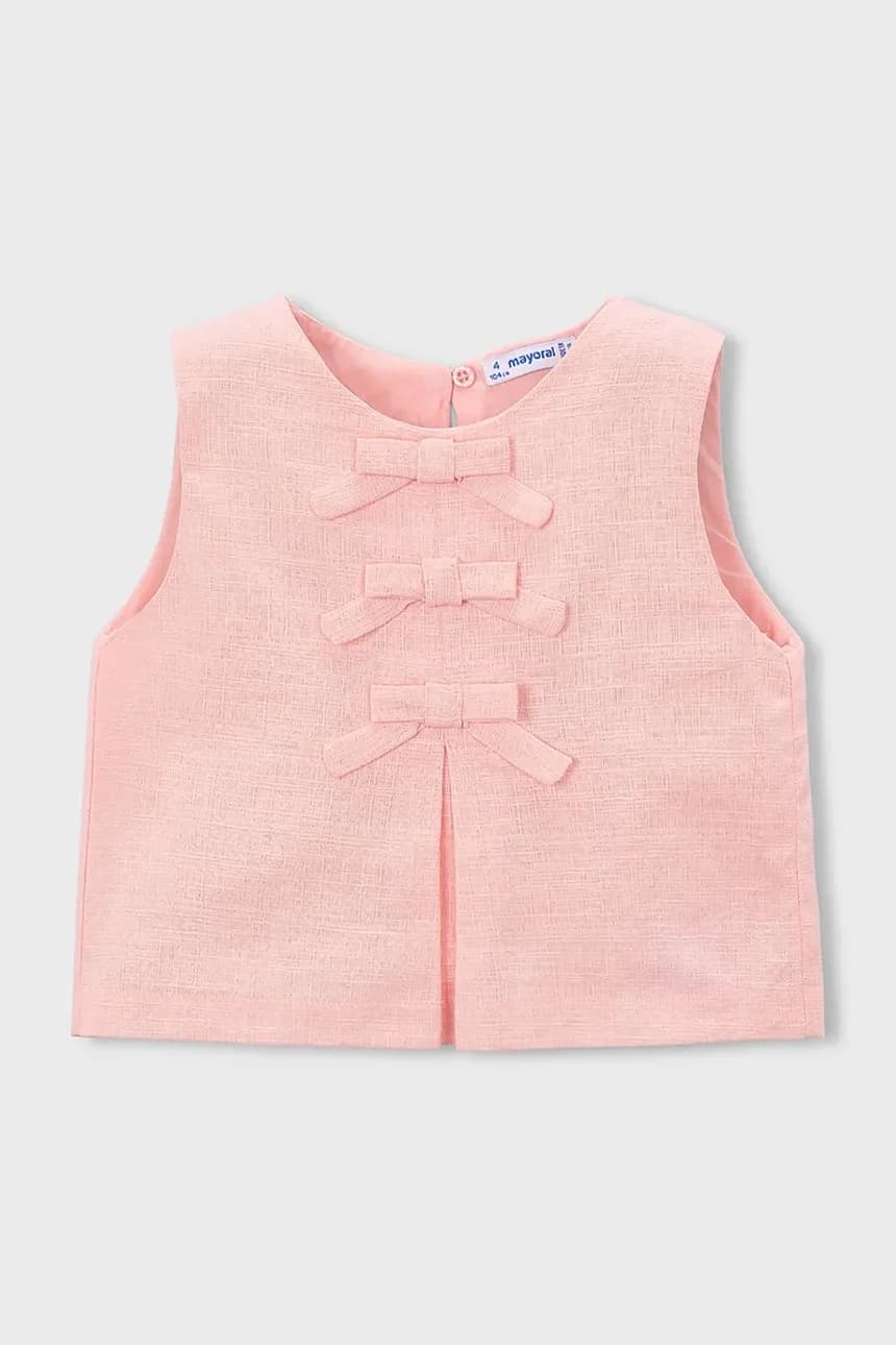 Детский топ с льном