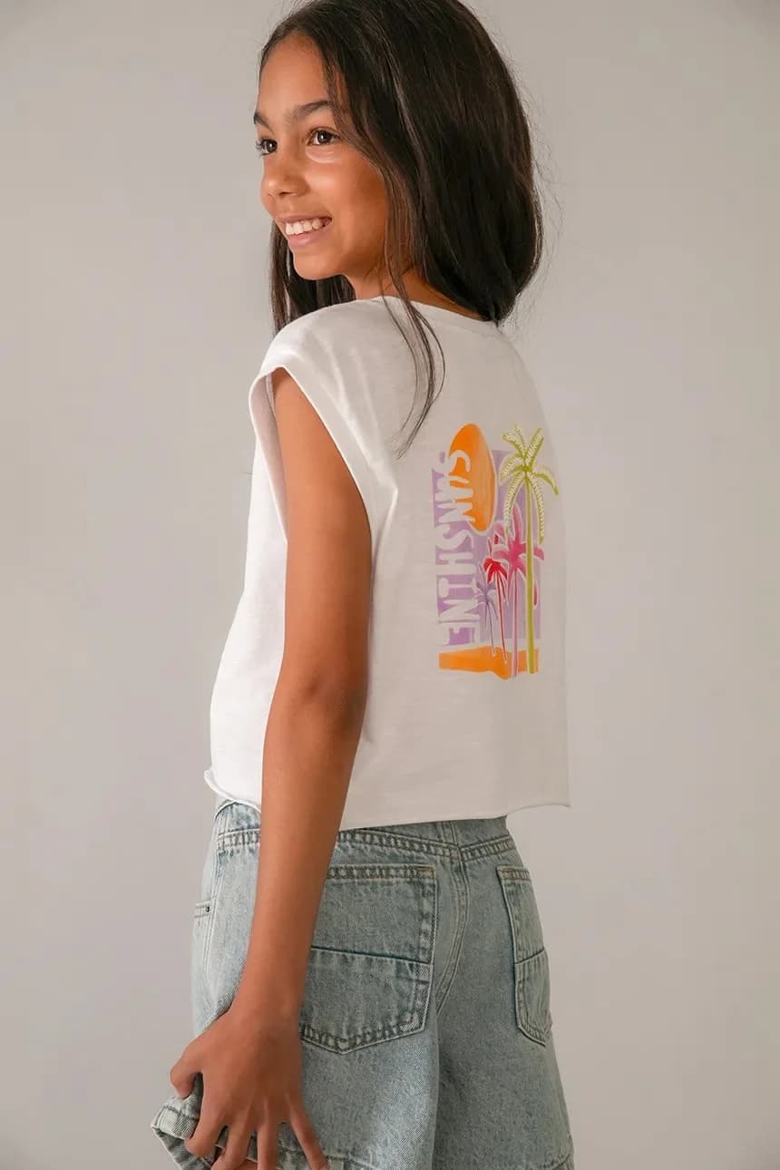 Детский хлопковый топ - фото 6