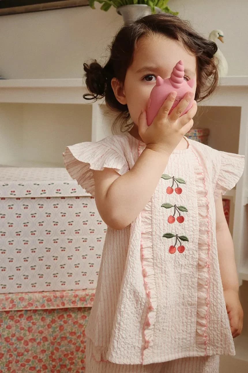 Детский хлопковый топ ELLIE FRILL TOP GOTS