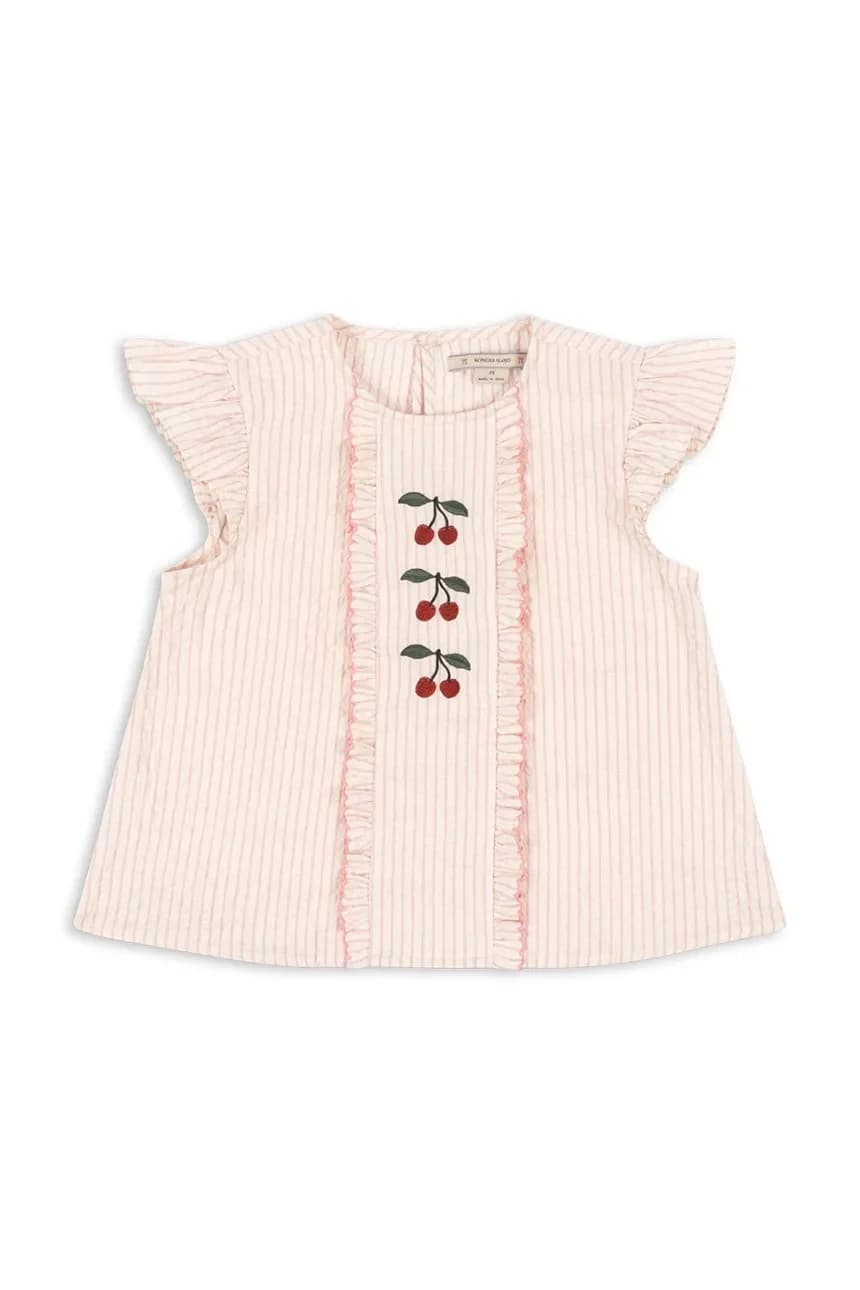 Детский хлопковый топ ELLIE FRILL TOP GOTS - фото 2