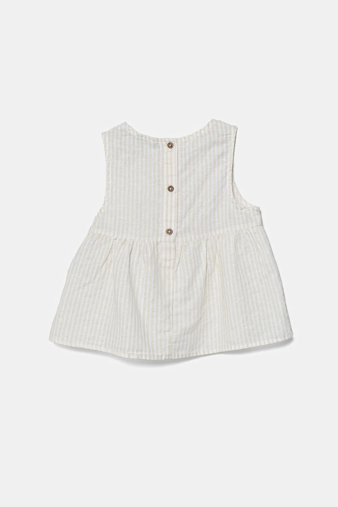 Детский льняной топ - фото 2