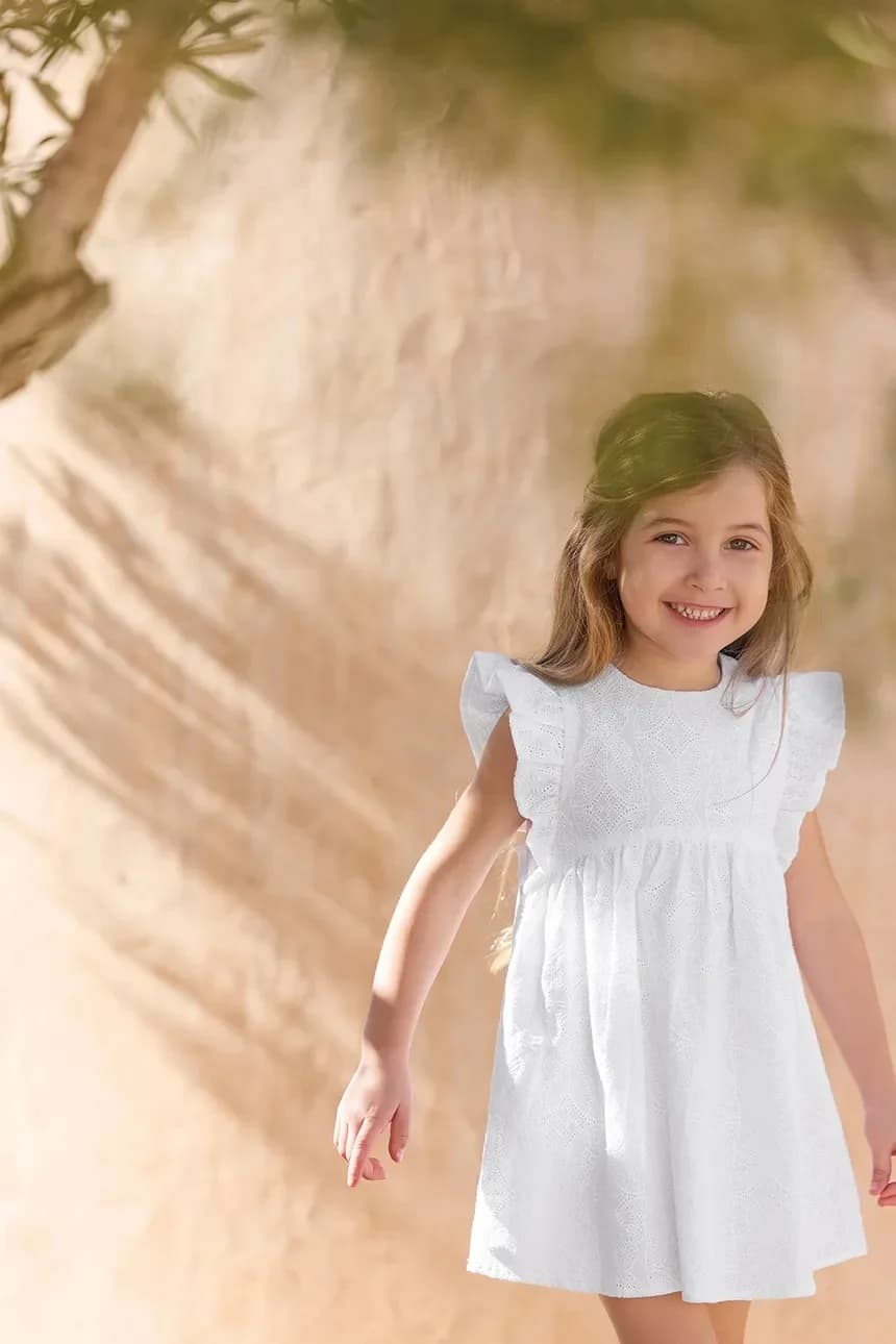 Хлопковое детское платье