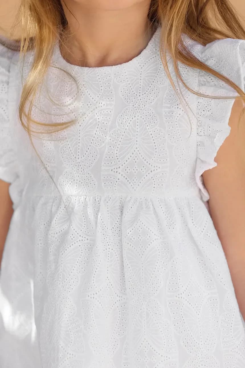 Хлопковое детское платье - фото 5