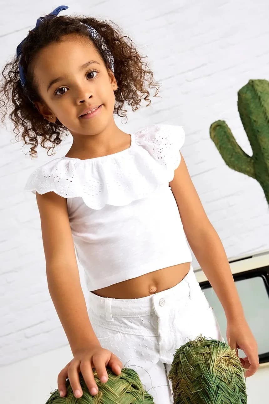 Детская хлопковая футболка