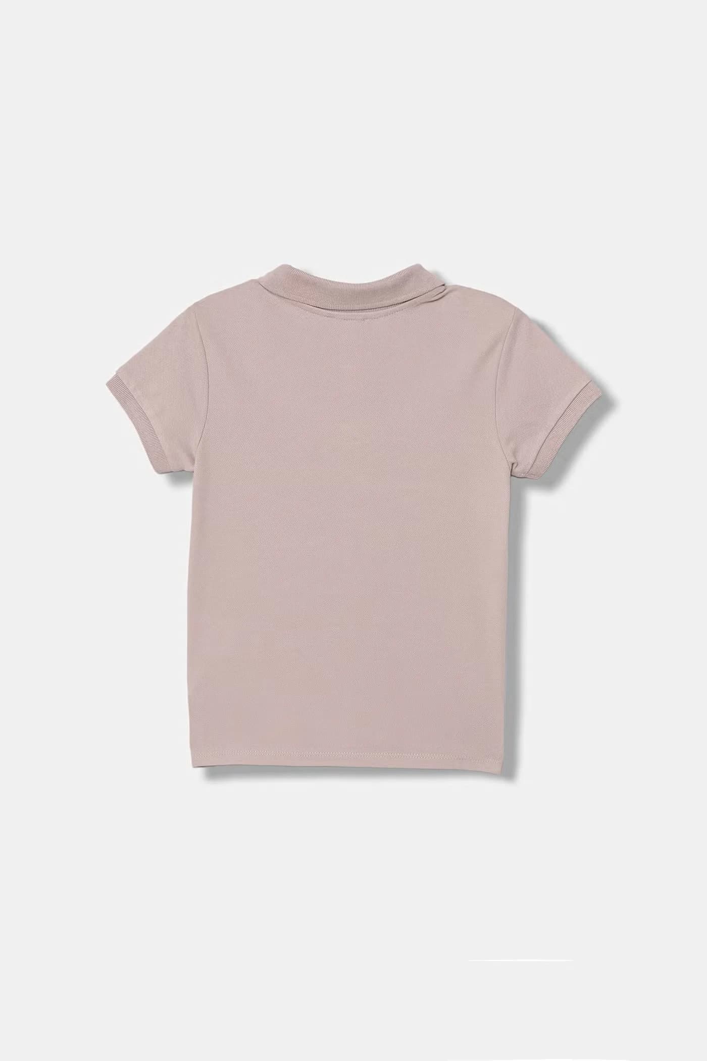 Детское хлопковое поло с эластаном. - фото 2