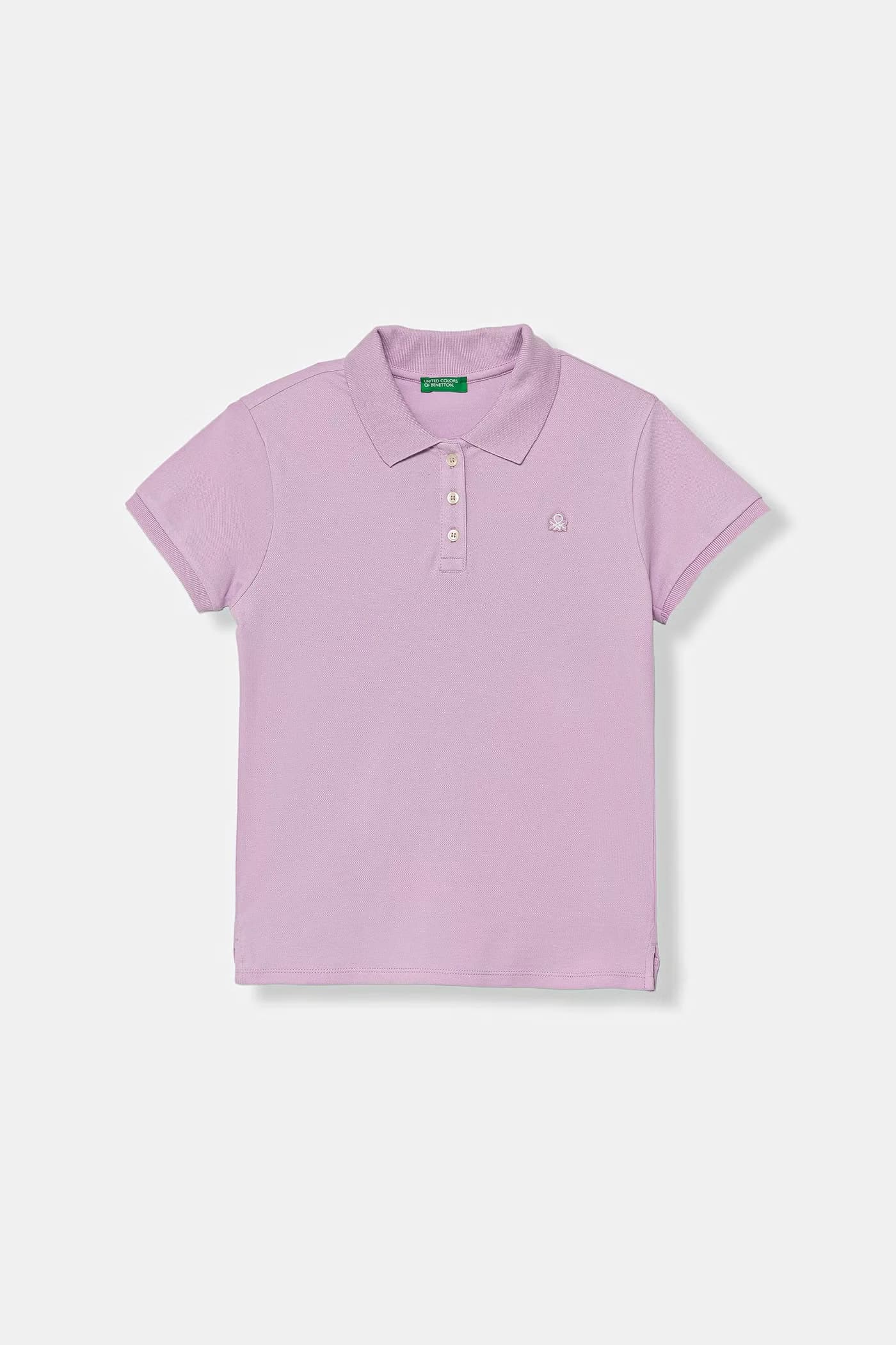 Детское хлопковое поло с эластаном.