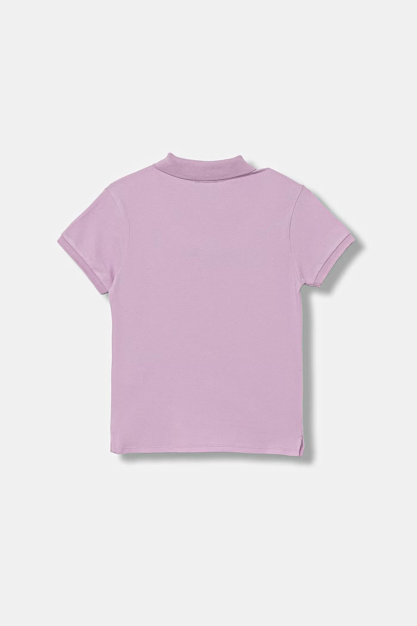 Детское хлопковое поло с эластаном. - фото 2