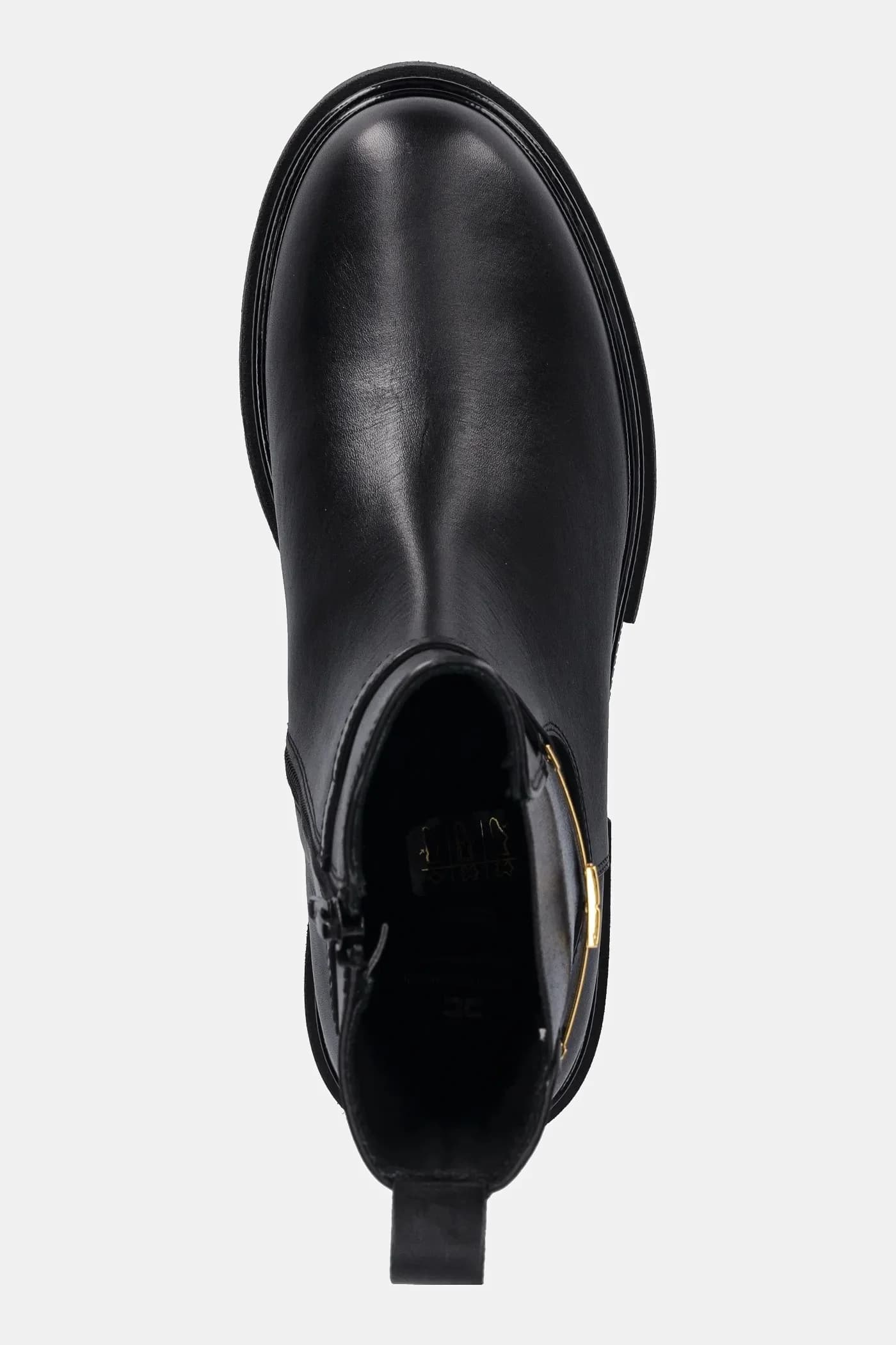 Детские кожаные ботинки челси - фото 4