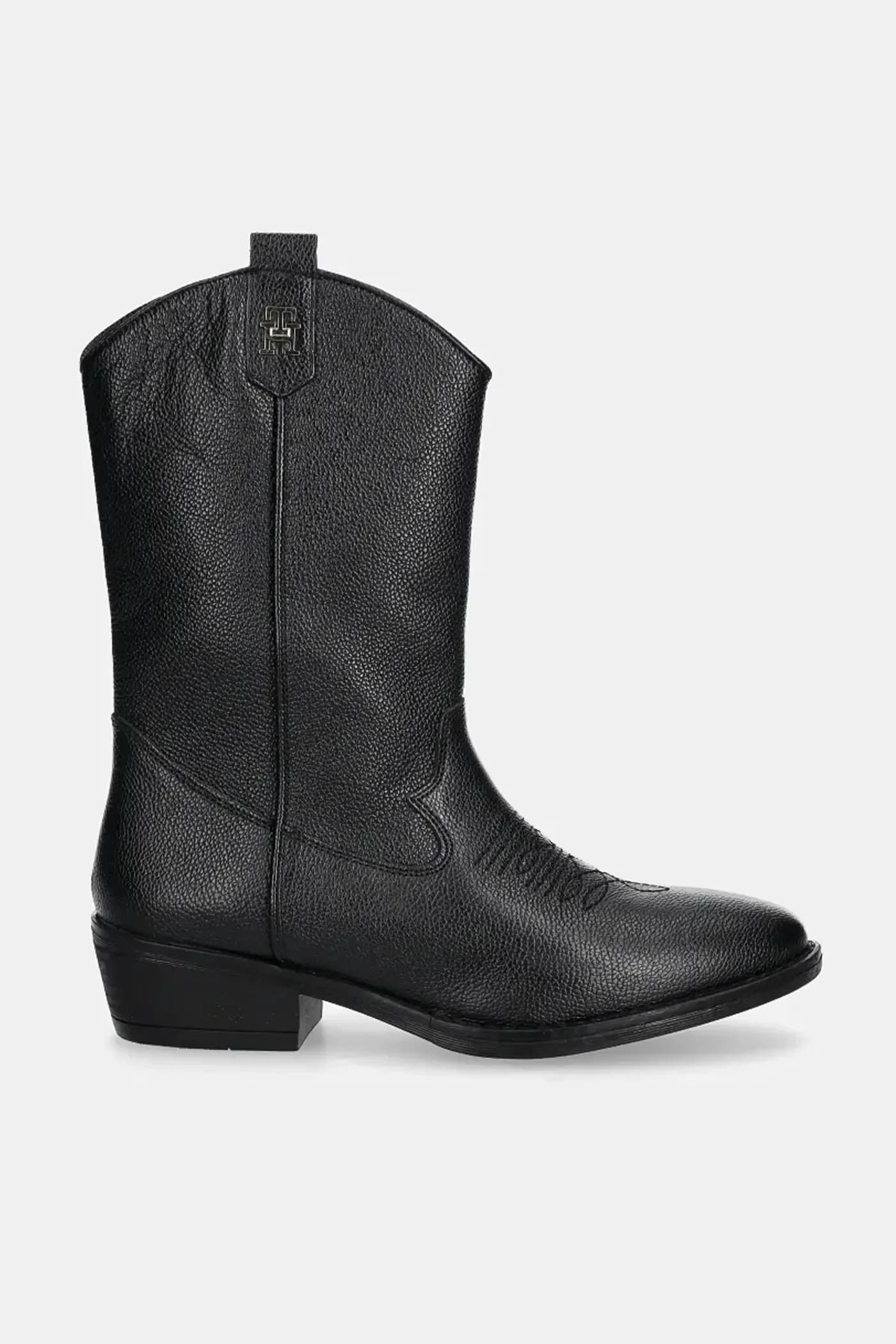 Детские кожаные ковбойские сапоги