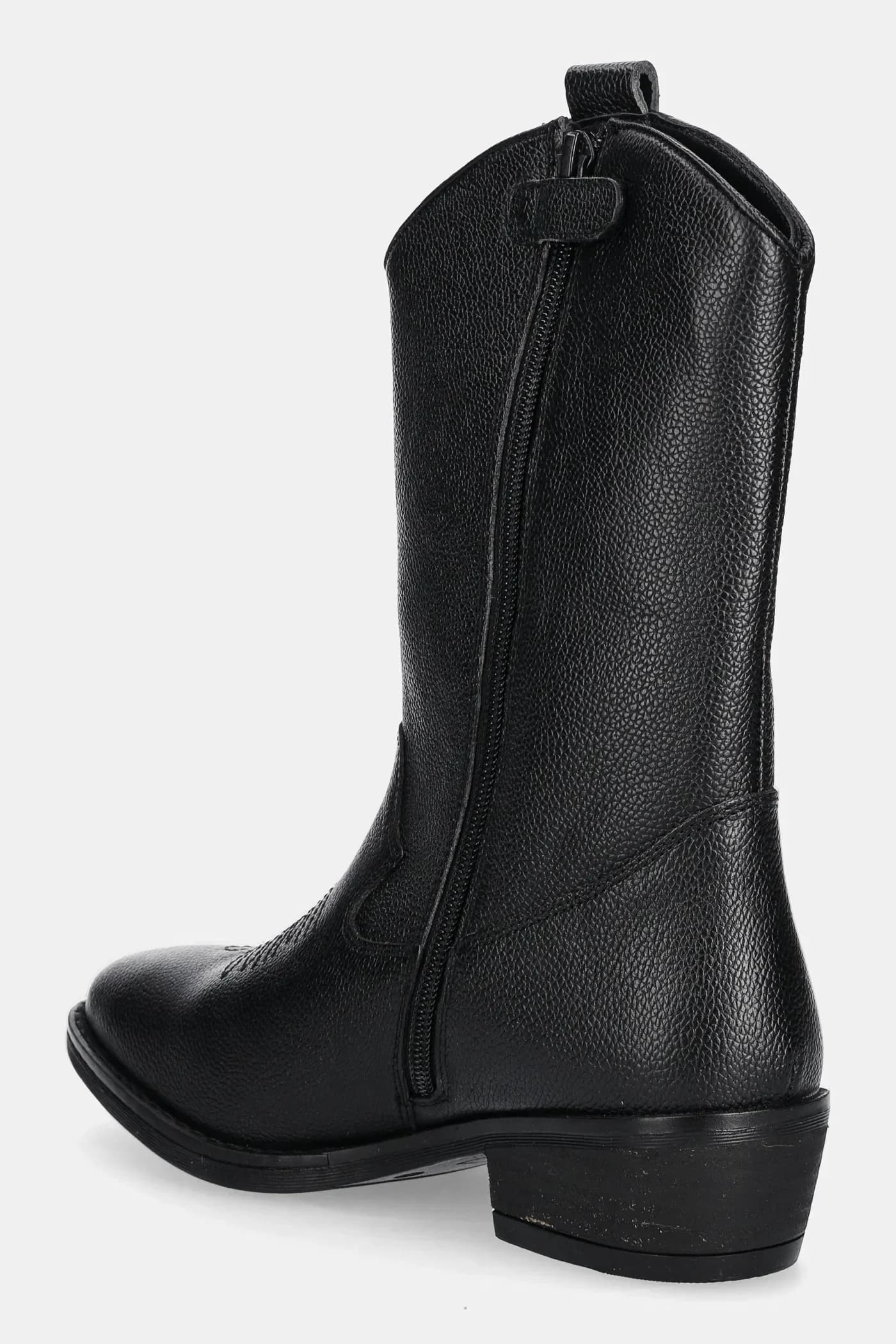 Детские кожаные ковбойские сапоги - фото 3