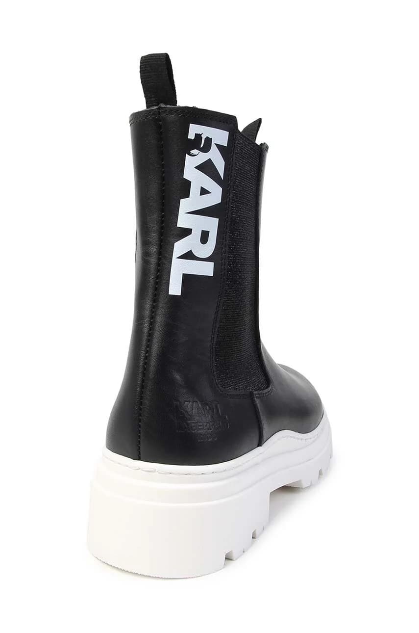 Детские кожаные ботинки челси - фото 3