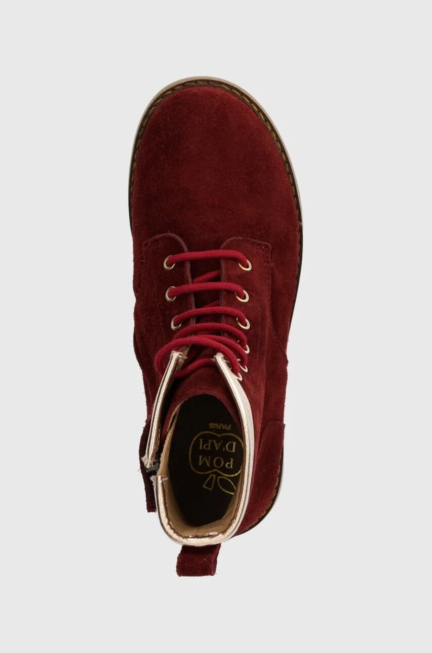 Детские замшевые ботильоны TRIP HI LACE - фото 4