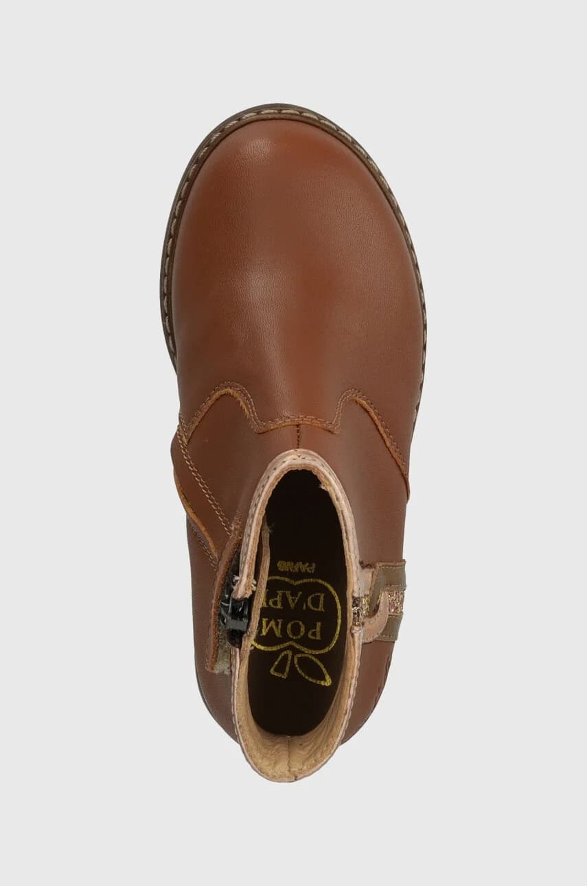 Детские кожаные ботинки CITY LOCK - фото 4