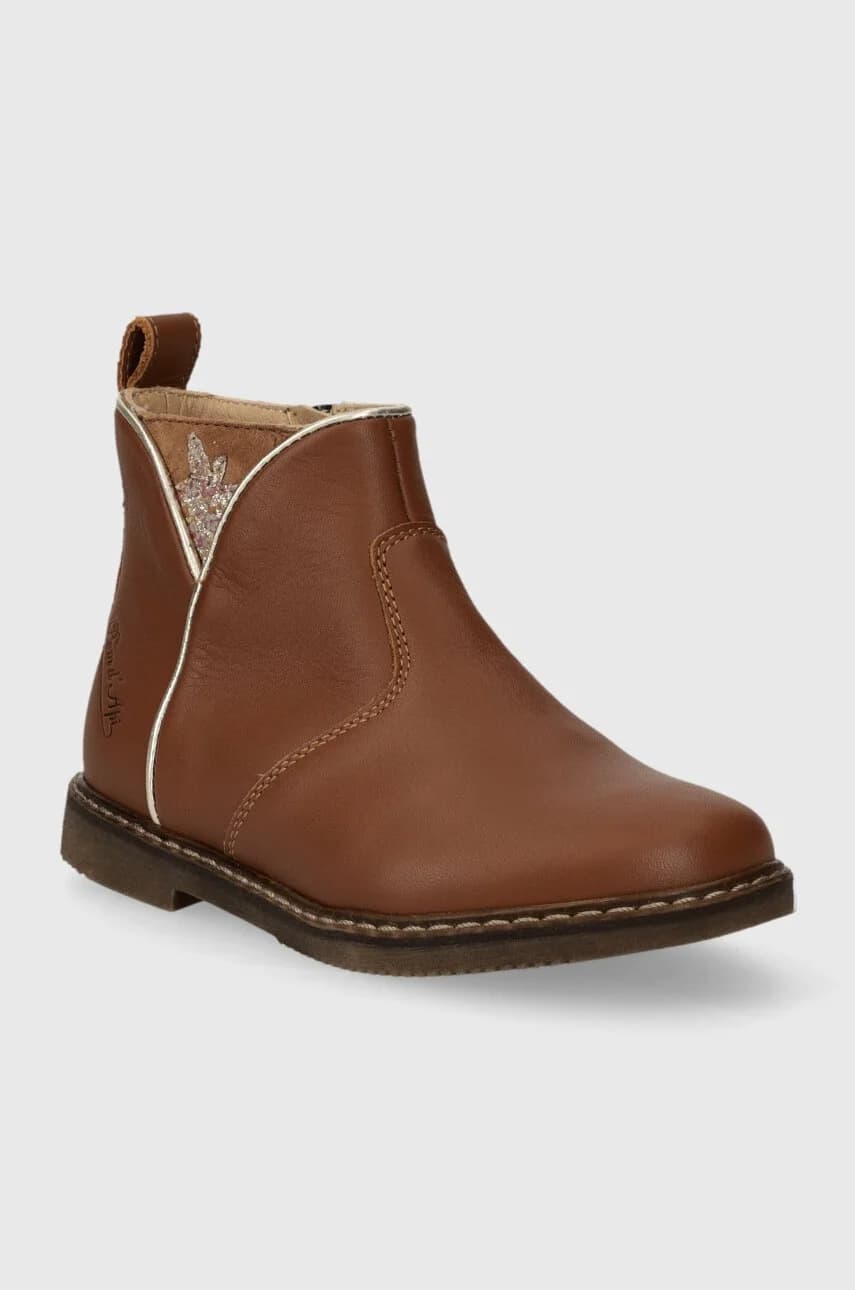 Детские кожаные ботинки CITY APPLE - фото 2