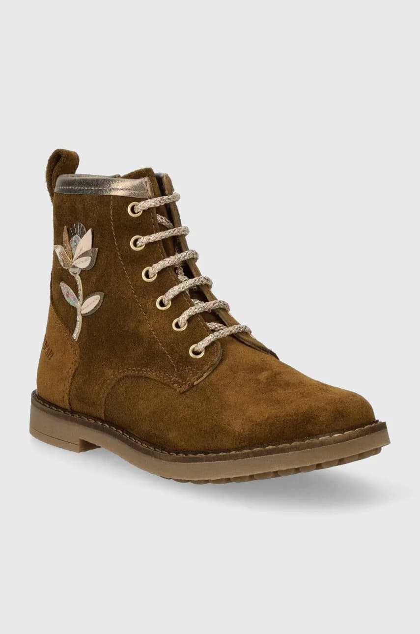 Детские замшевые ботильоны TRIP HI FLO - фото 2