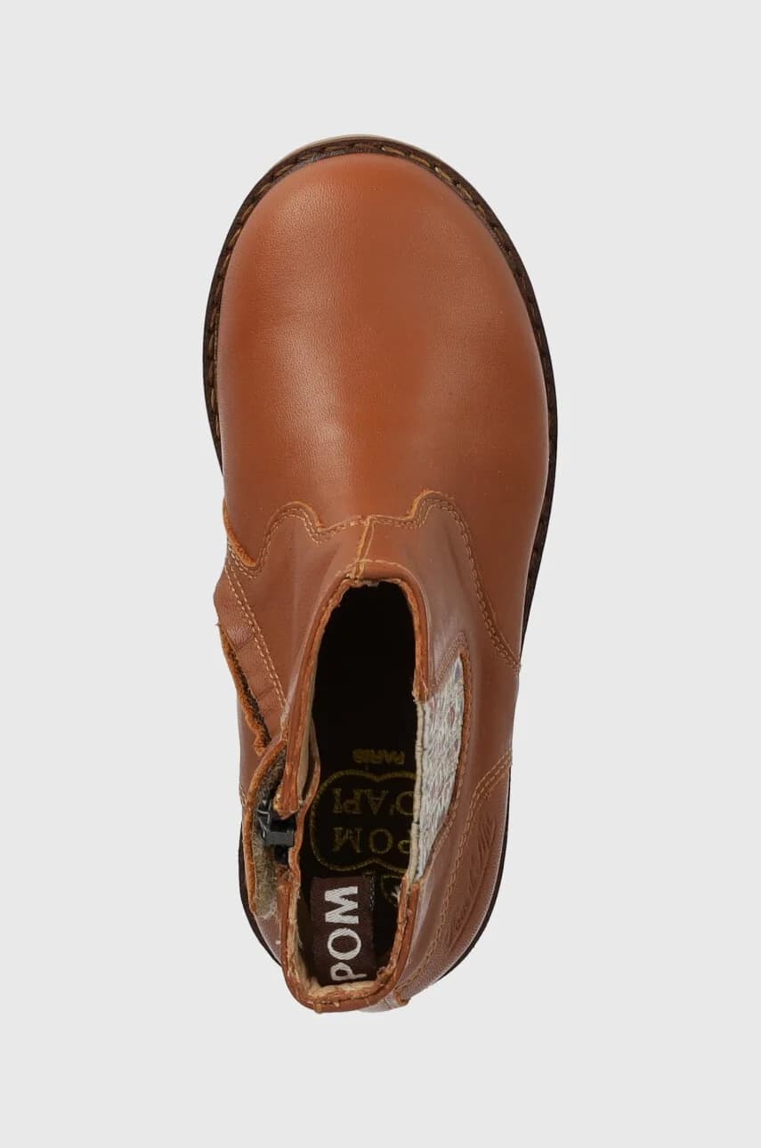 Детские кожаные ботильоны TRIP JODZIP - фото 4