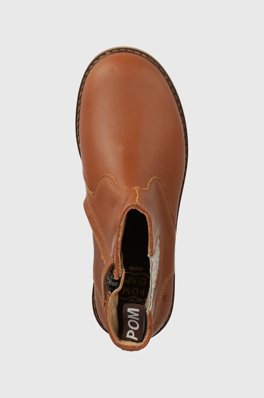 Детские кожаные ботильоны TRIP JODZIP - фото 4