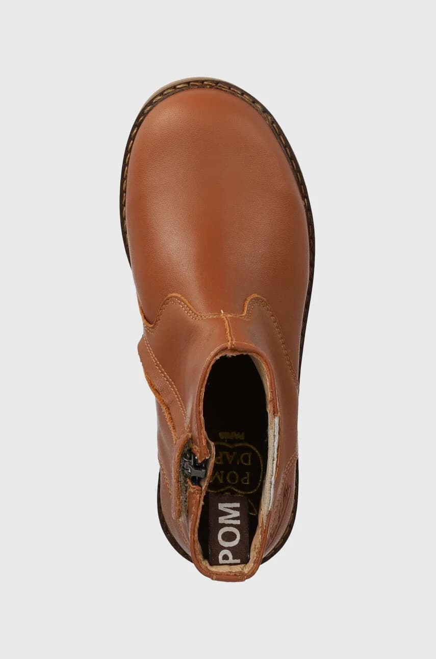 Детские кожаные ботильоны TRIP JODZIP - фото 4