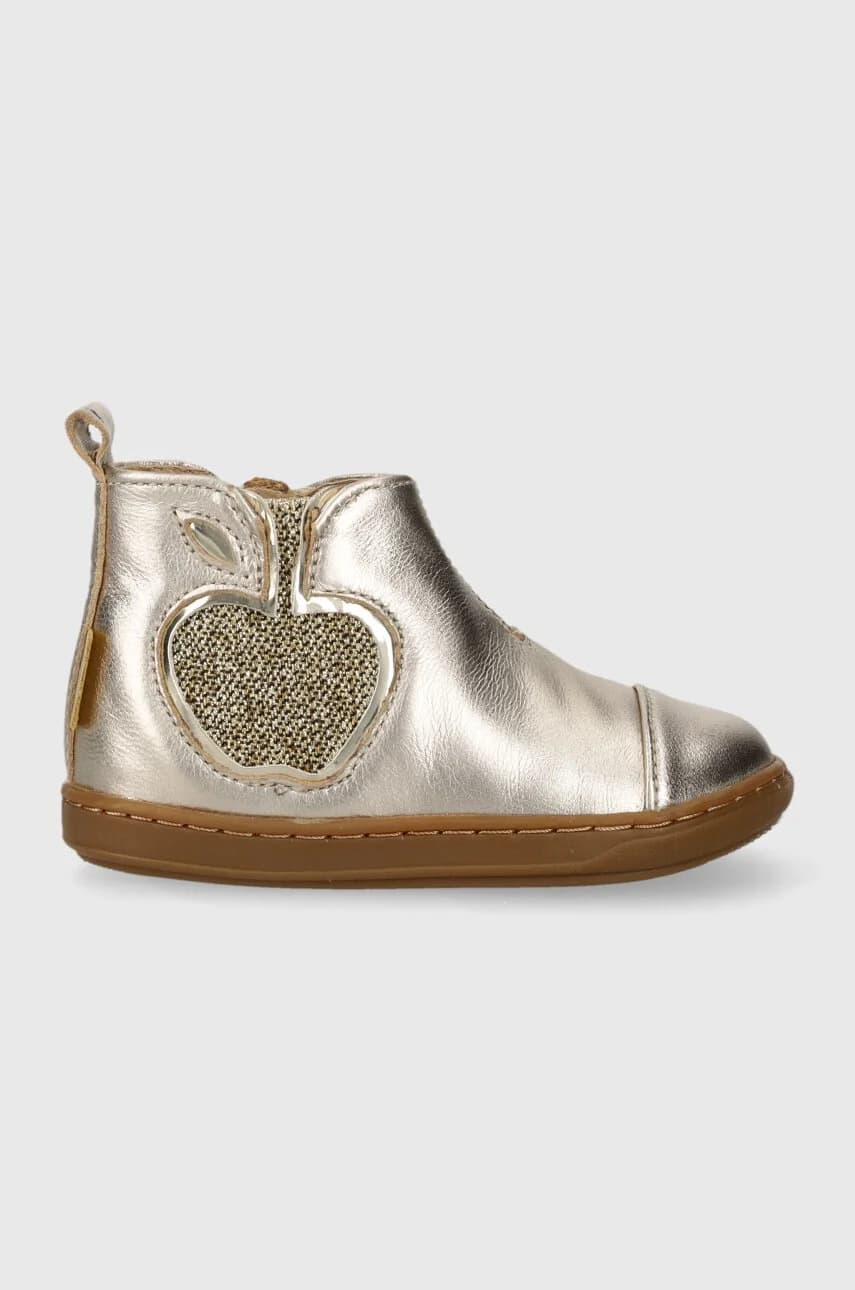 Кожаные ботильоны