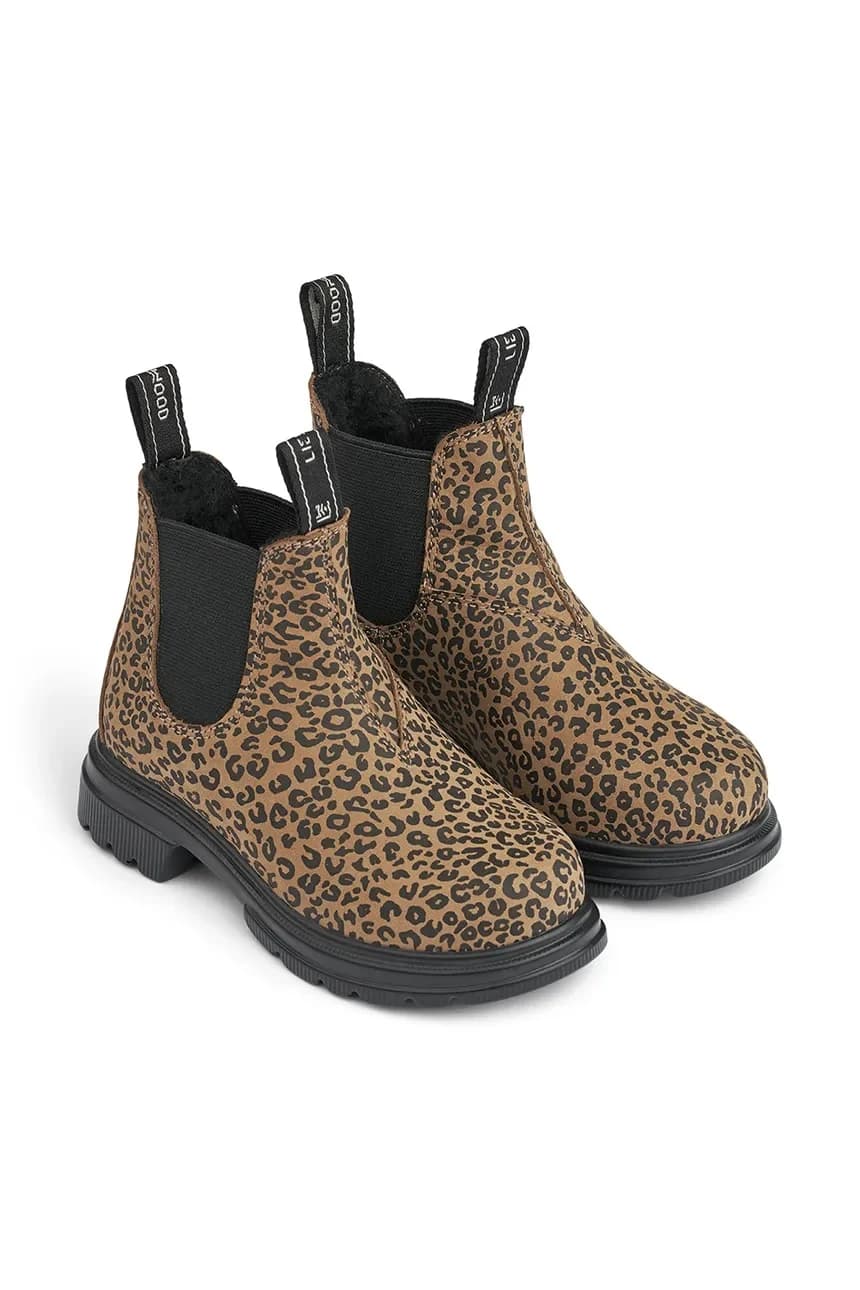 Детские сапоги из нубука Daria Leather Boot