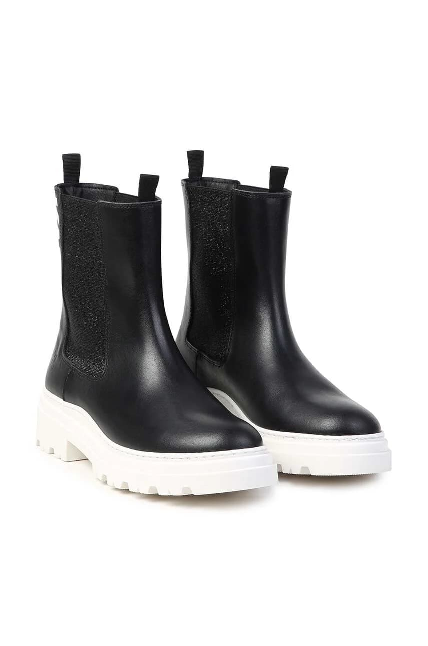 Детские кожаные ботинки челси