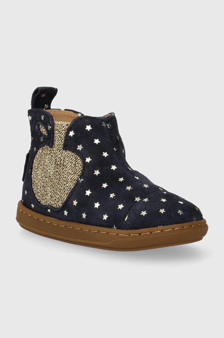 Детские замшевые ботинки челси - фото 2